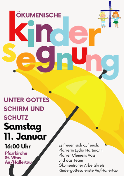 Kindersegnung 2025